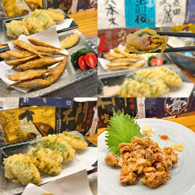 海老雲丹蝦天婦羅