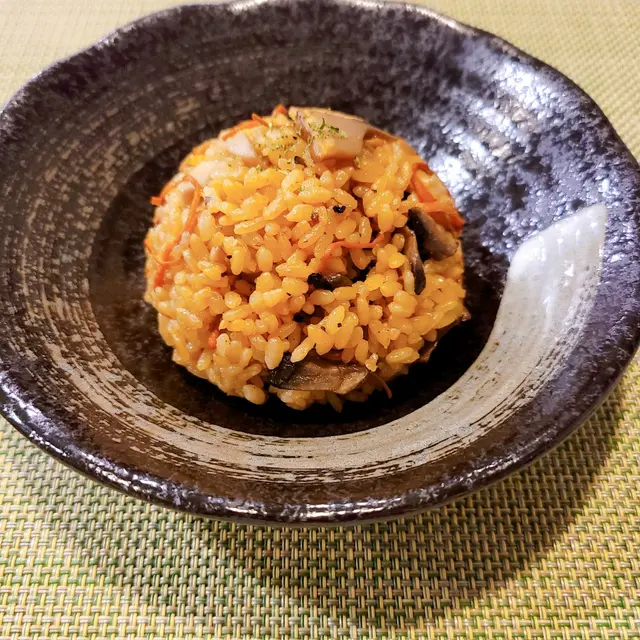 牛肝菌蟲草花珍珠飯