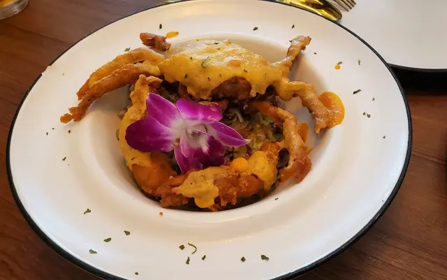 黃金軟殼蟹Risotto