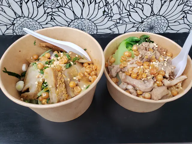 極品擔擔撈麵 ($30) + 雞絲 ($10)
兩姊妹涼皮 ($29) + 金錢肚 ($13)