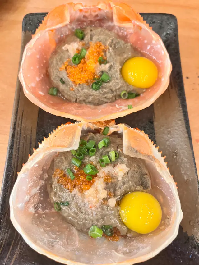 蟹味噌甲羅燒