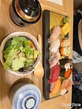 竹壽司set&#160; lunch - 銅鑼灣的魚一壽司