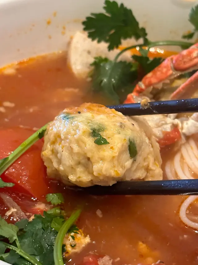 蕃茄蟹肉湯檬