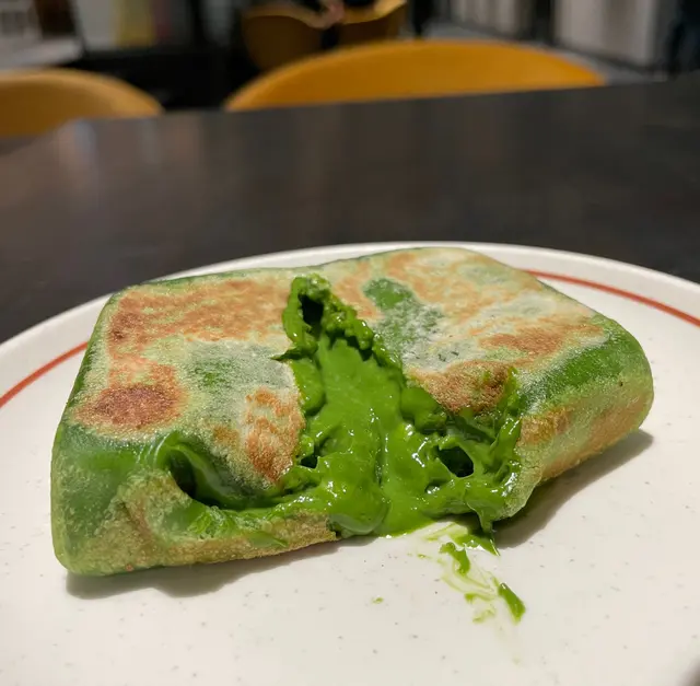 抹茶忌廉芝士壓餅