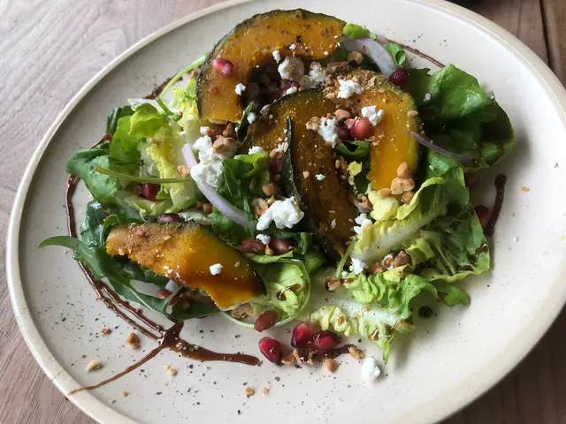 日本南瓜烤核桃沙律