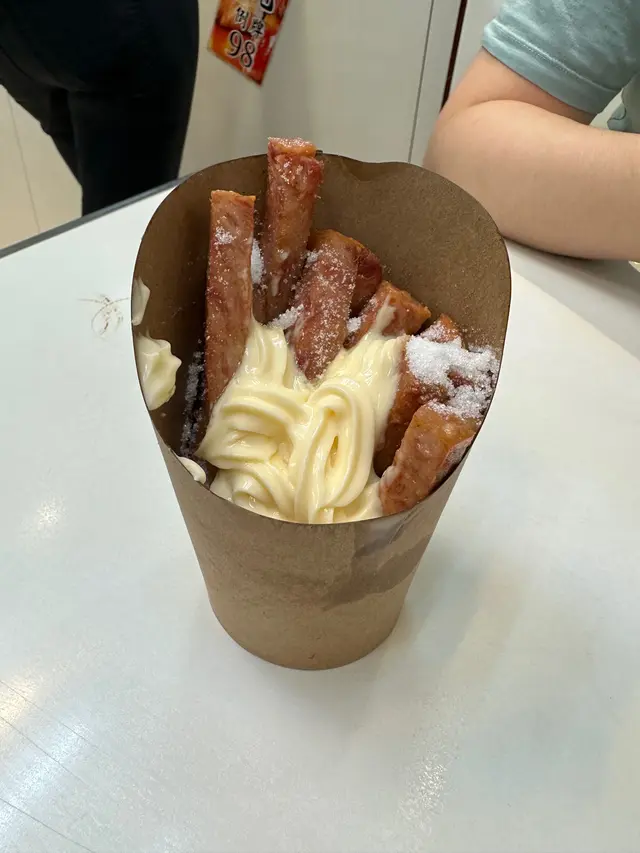 炸午餐肉條配蛋黃醬
