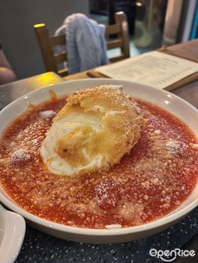 Fried&#160; Burrata&#160; with&#160; Tomato - 中環的Filo Cibo e Vino