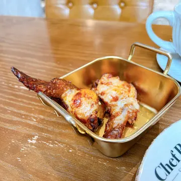 忌廉蘑菇酿鸡翼