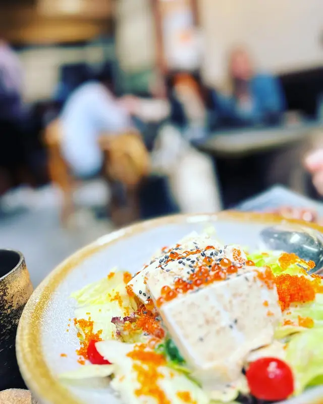最後都係最鍾意食呢個麻將豆腐沙律👏🏼因為真係好清新！食完肉食個沙律平衡返😹