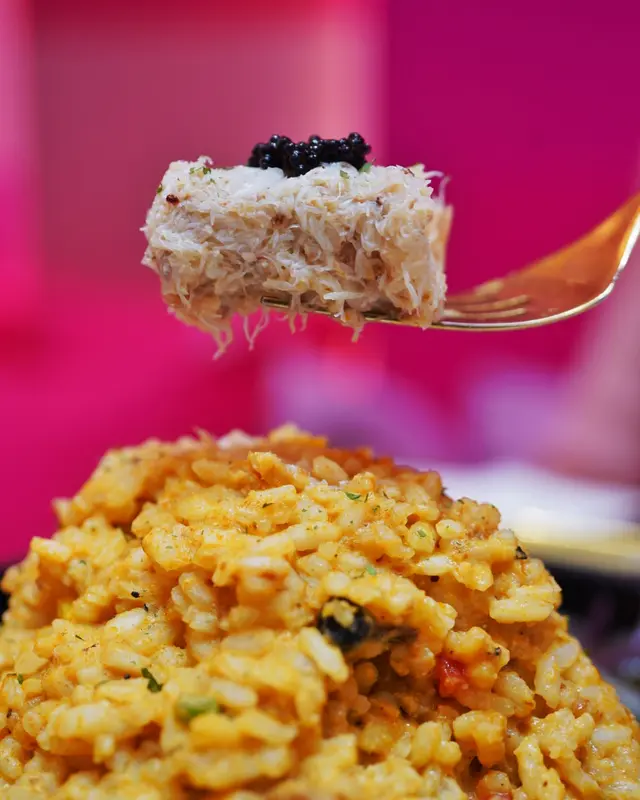 黑魚籽麵包蟹意大利飯