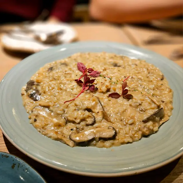 烤蘑菇忌廉燴飯