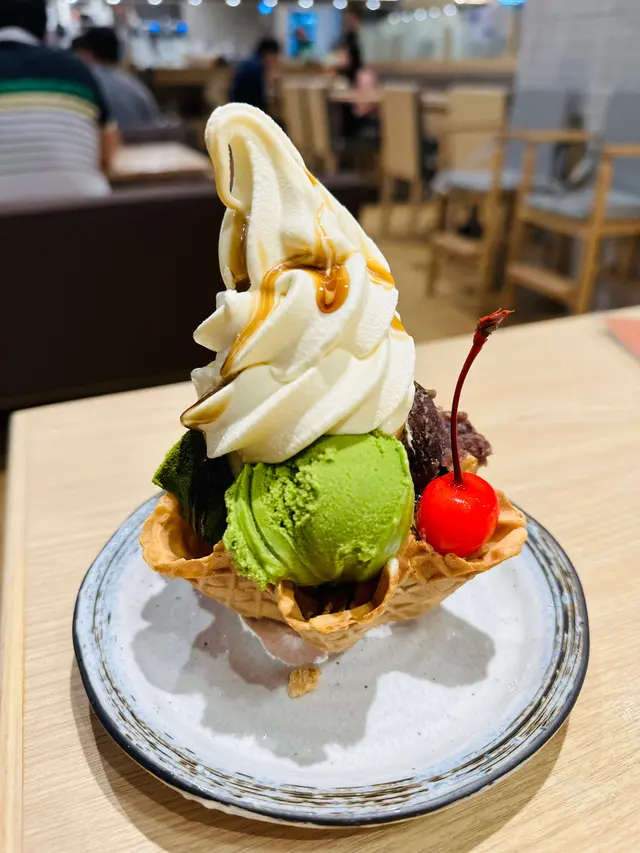 抹茶蕨饼新地