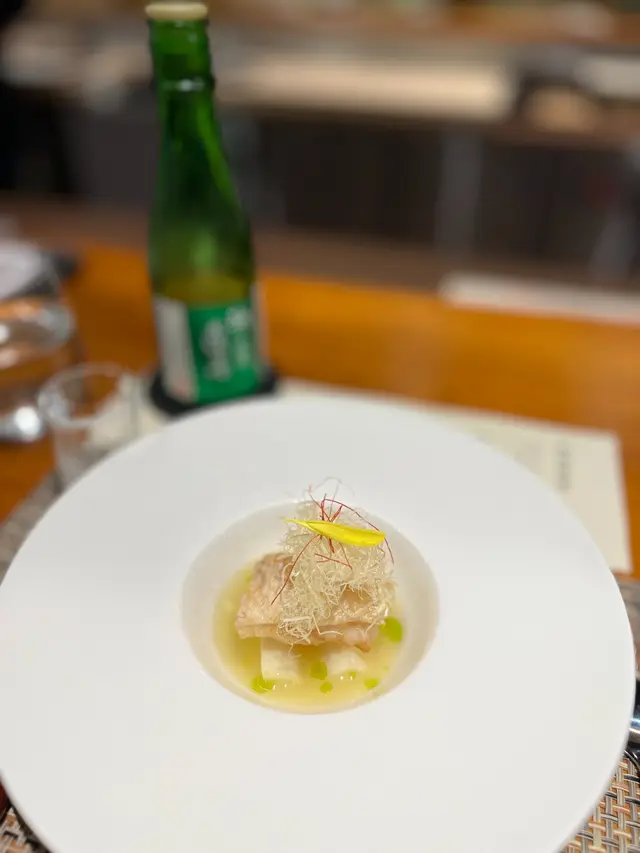 法式酸汁炸甘鯛配法國白蘆筍