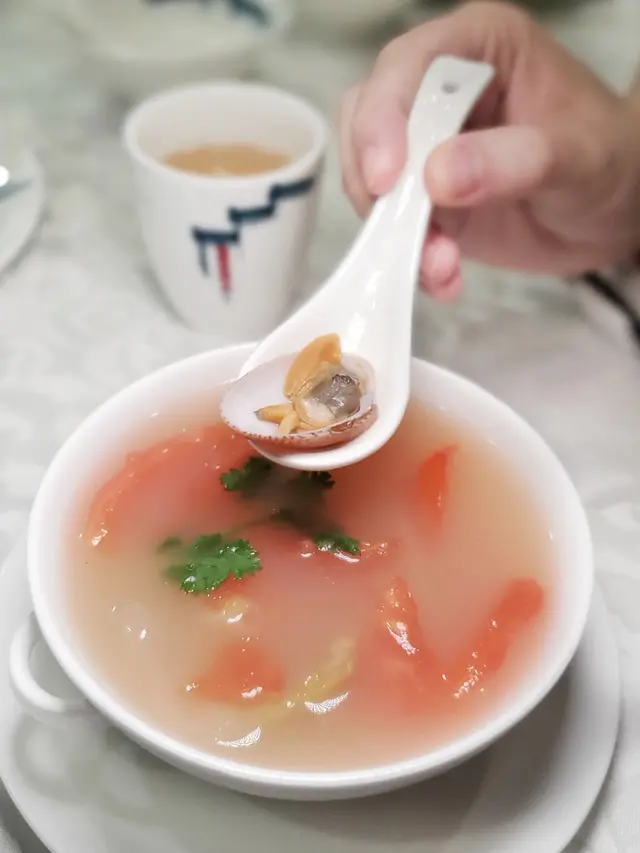 鹹菜花蛤湯