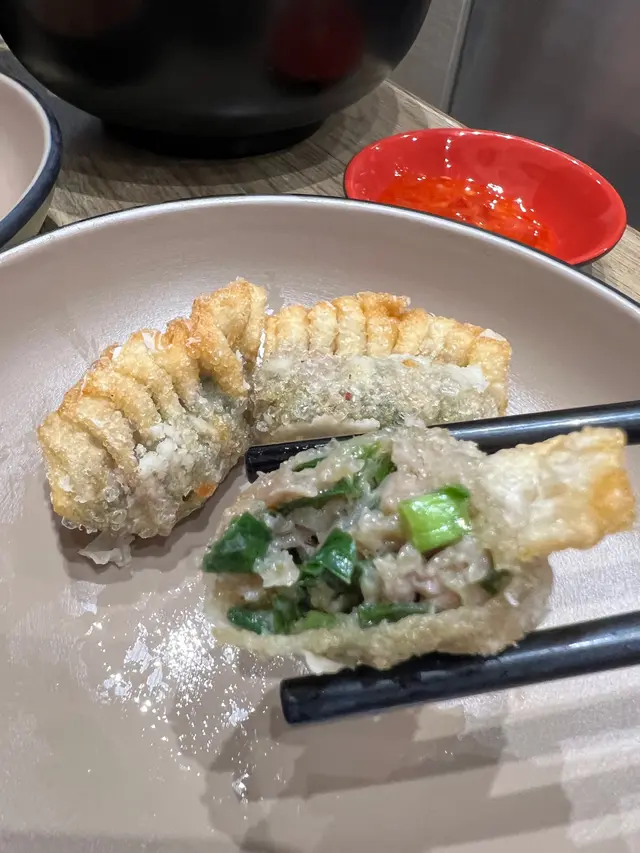生炸手工韭菜餃