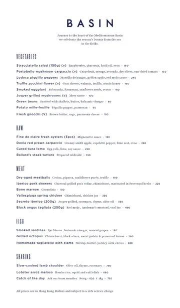 Food Menu - 010623