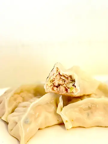 椰菜鲜肉煎饺