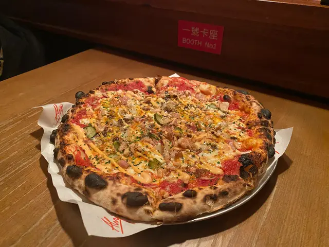 煙肉芝士漢堡薄餅