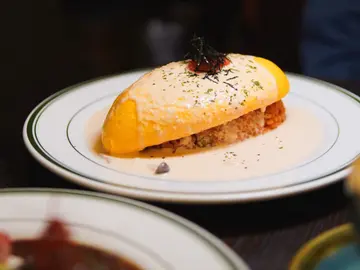 明太子奶醬蛋包飯