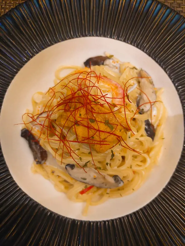 海膽蟹籽忌廉汁意大利麵