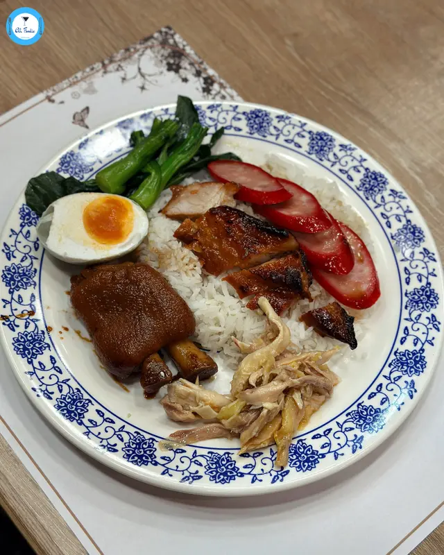 炯記四寶飯+ 鹹蛋(半隻)