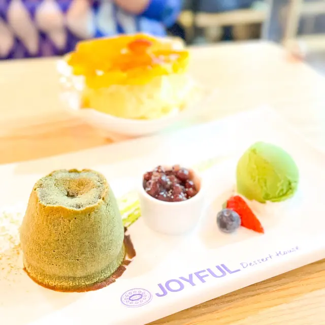 綠茶心太軟伴雪糕