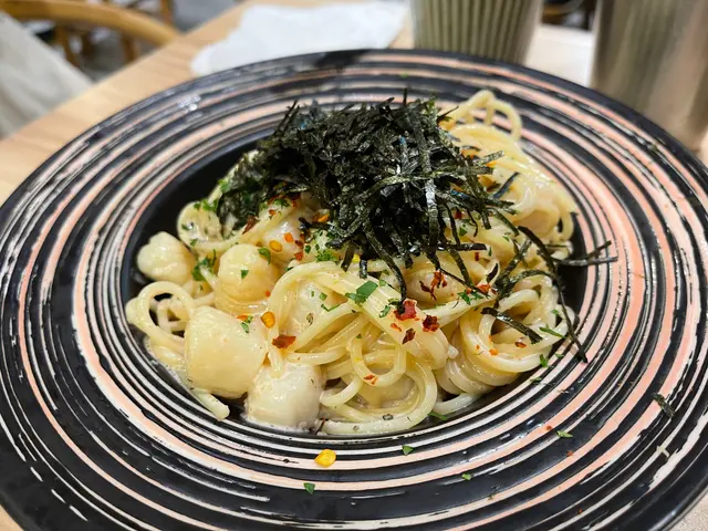 珍珠帶子辛口明太子忌廉意粉