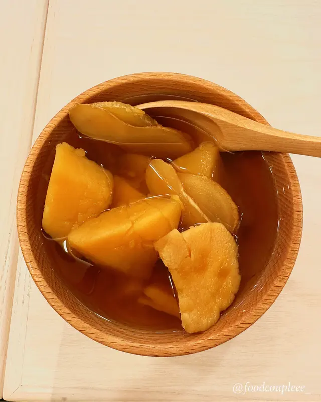 呢個蕃薯糖水係有勁多蕃薯，而每舊蕃薯都好大舊好甜好淋。糖水又唔會太甜太多薑味，味道甜度剛剛好。