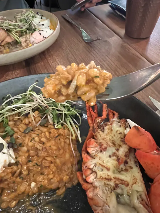 Boston Lobster Barley Risotto