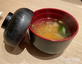 跟餐味噌湯 - 沙田的梅丘壽司の美登利総本店