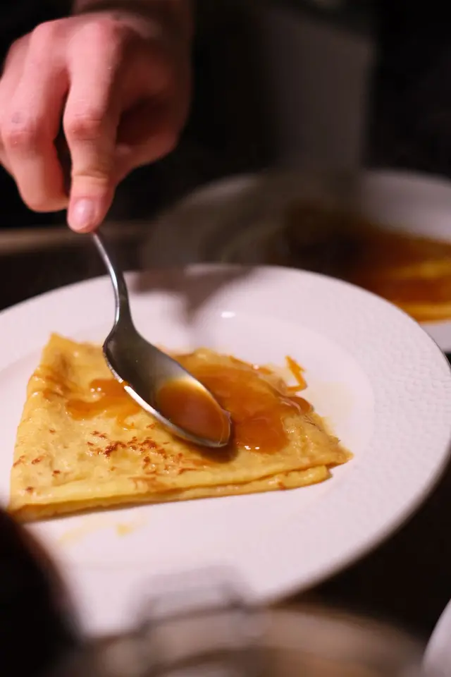 Crepes Suzette au gueridon