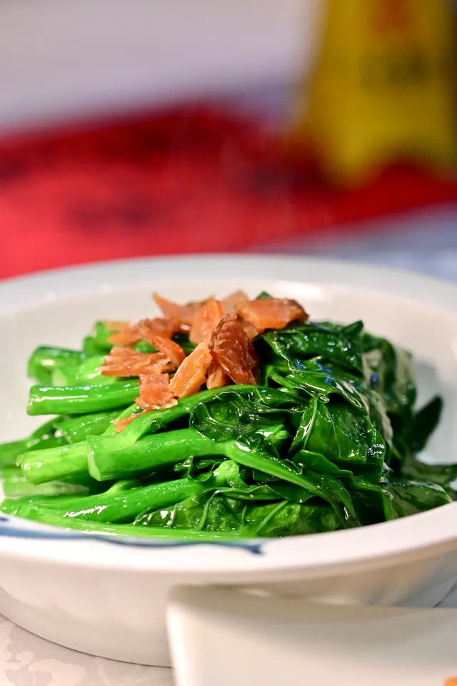 方魚炒芥蘭