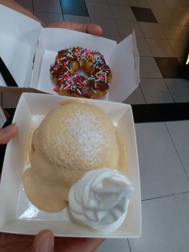 上: 朱古力冬甩, 下: 大白象工程