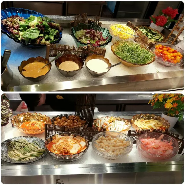 新鮮沙律和涼拌小菜