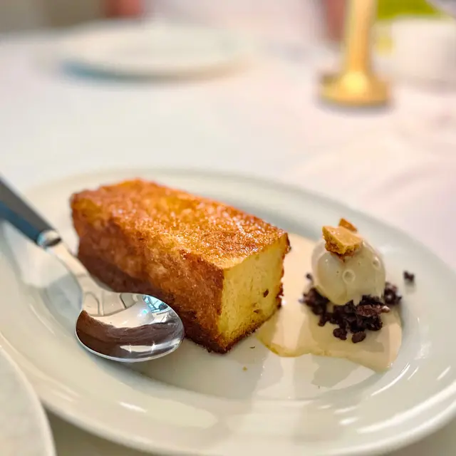 French Toast with Spice Ice Cream