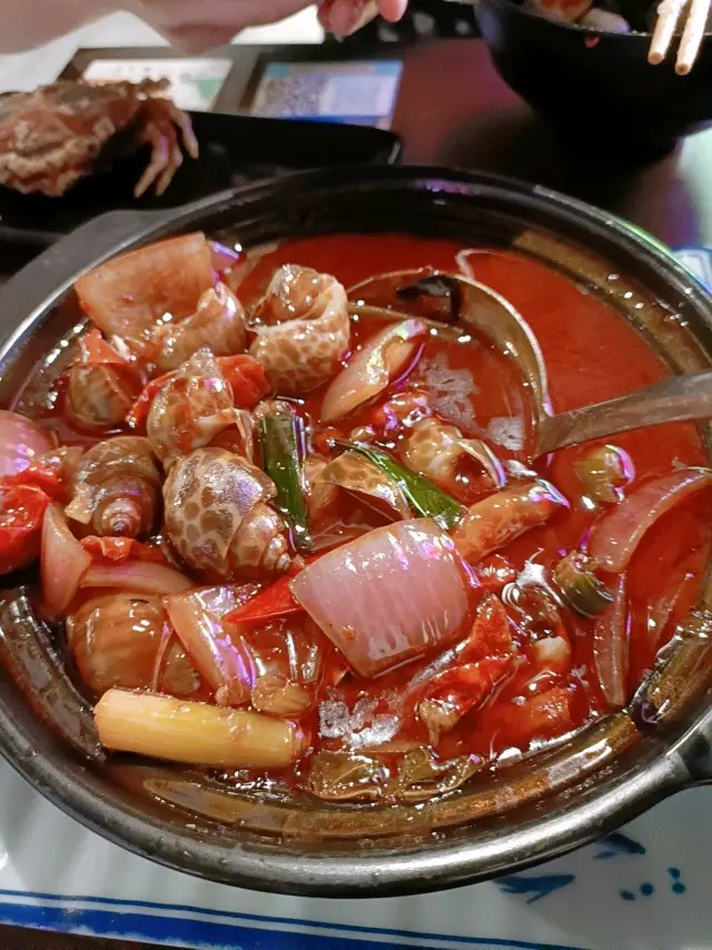辣酒煮花螺