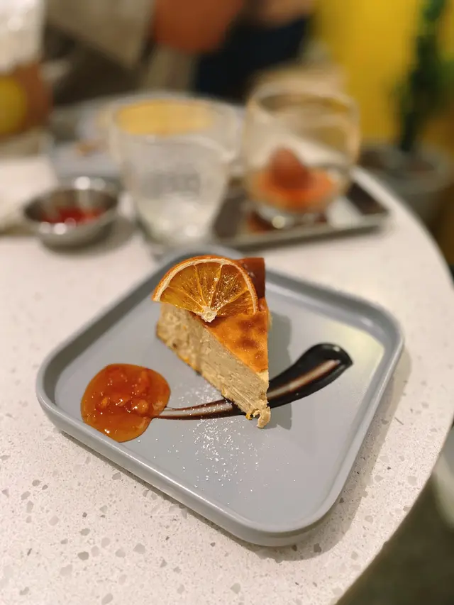 香橙巴斯克蛋糕