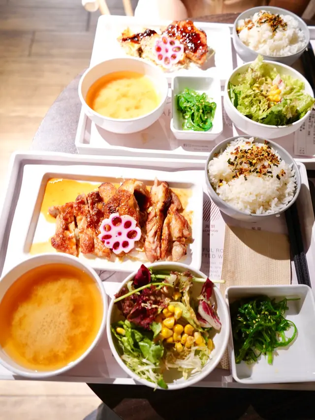 照燒雞扒定食