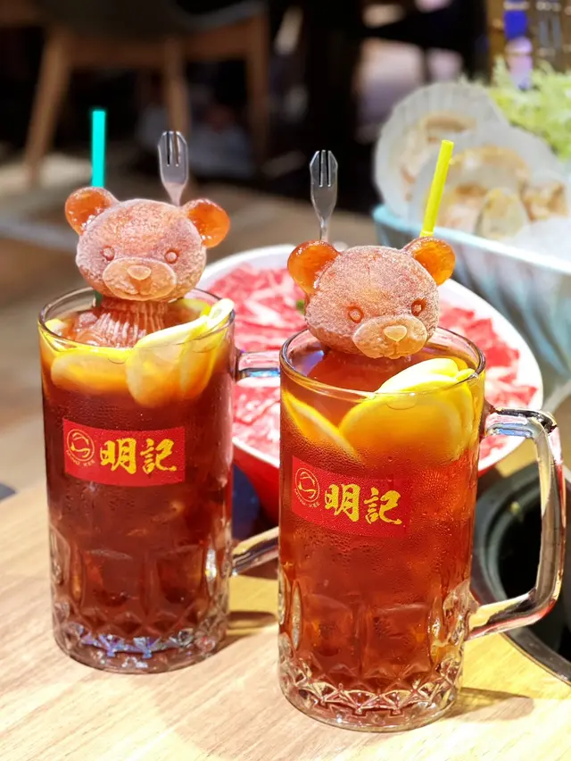 特大杯熊仔冰檸檬茶(1L)