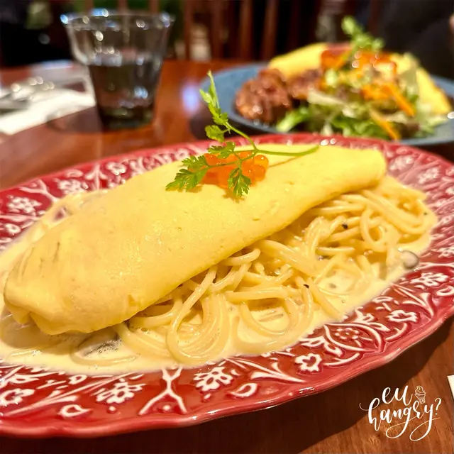 明太子蛋包意粉