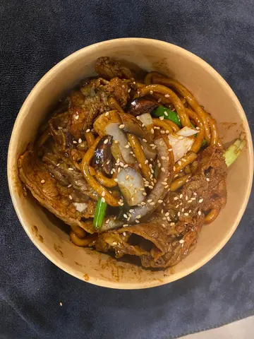 照燒肥牛炒烏冬