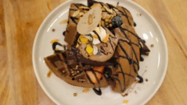 朱古力布朗尼窩夫