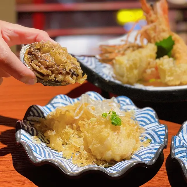 碳燒鮑魚配帶子