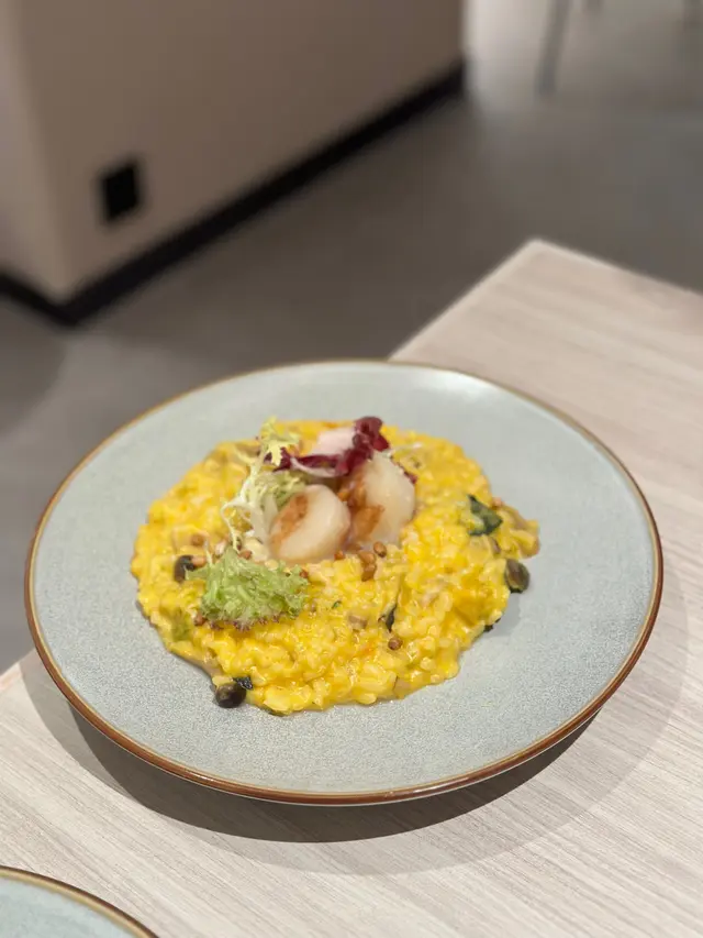 香煎北海道帶子野菌南瓜意大利飯