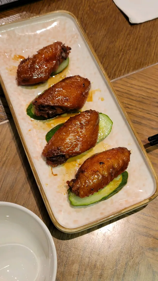 黑麻油雞翅