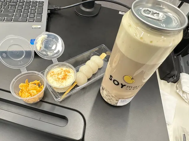 黃金脆脆豆乳茶