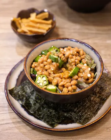 纳豆秋葵小黄瓜