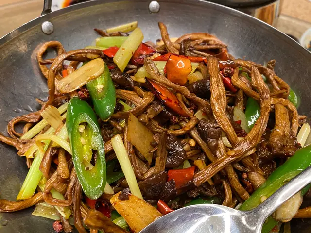 乾鍋茶樹菇