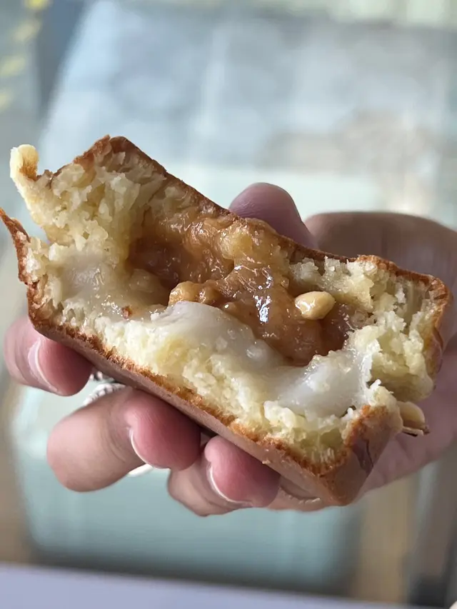 港式奶醬多麻糬車輪餅