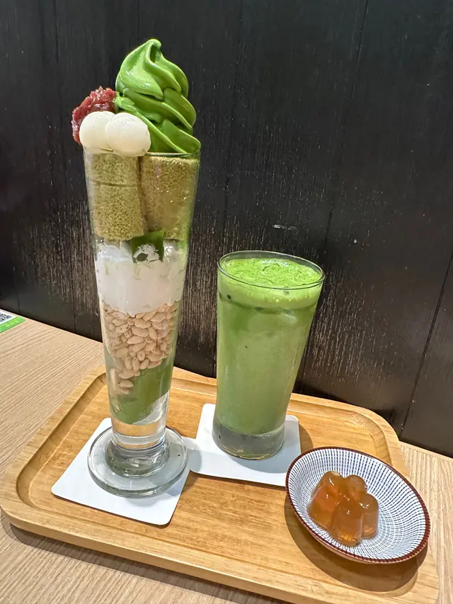 小山園抹茶芭菲